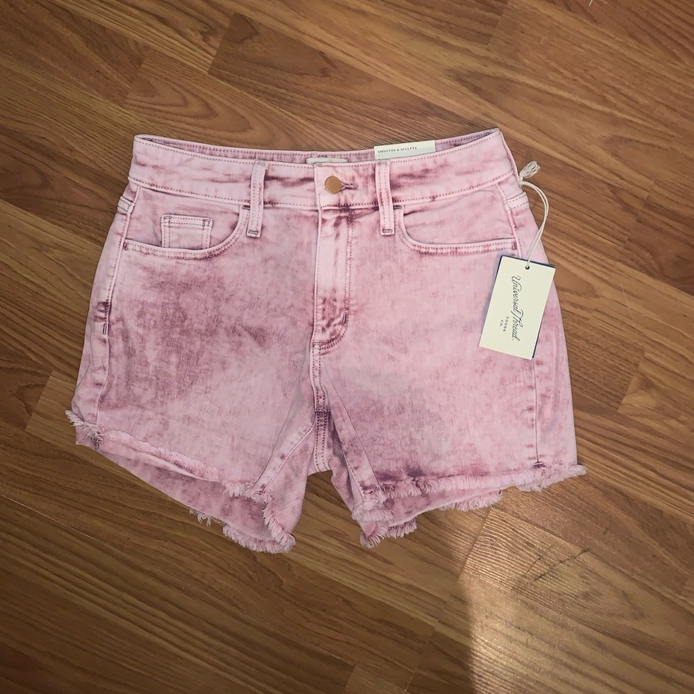 Pink jean shorts sz2